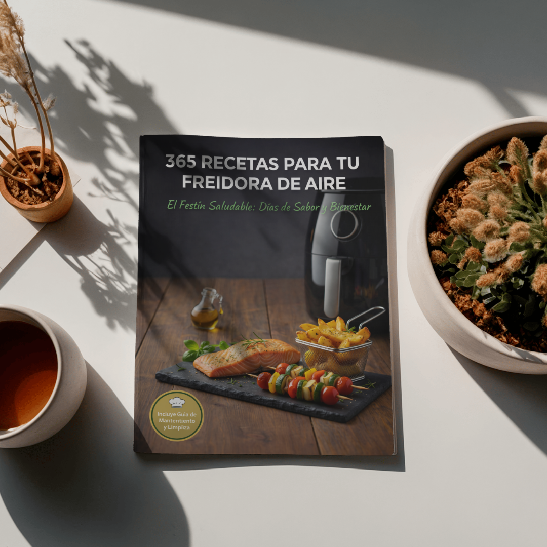 365 recetas en tu freidora de aire - La guía definitiva (Ebook)